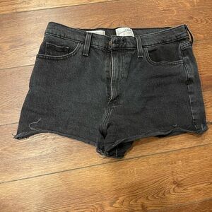 Universal Thread washed black denim shorts Size 10